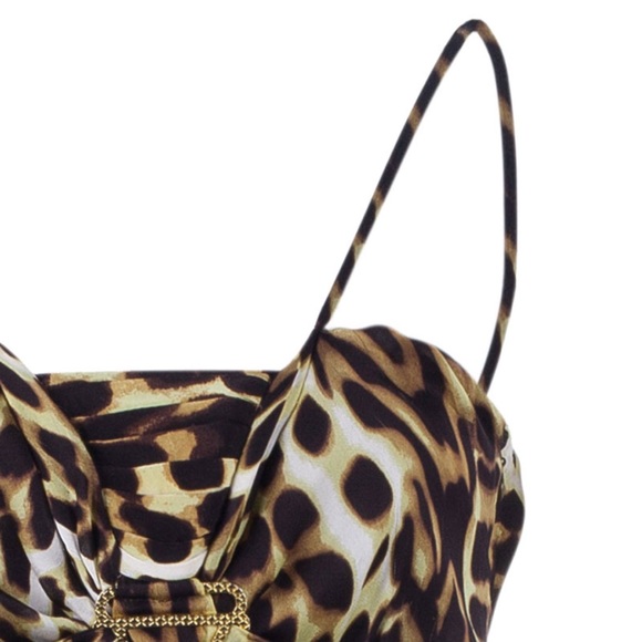 Roberto Cavalli Just Cavalli Leopard Babydoll NWT - Picture 3 of 8